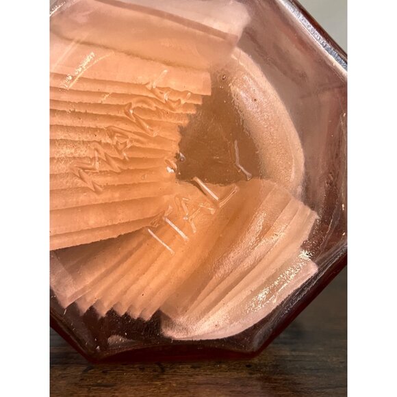 Vintage Pink Glass Storage Container with wire clasp - Picture 5 of 5